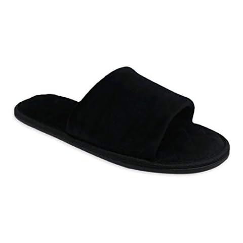 Black One Band Slippers black Size: 11-12 Wide Cover