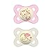 MAM Original Night ZEDMM040F Set da 2 Ciucci Luminosi, 2-6 Mesi, Rosa