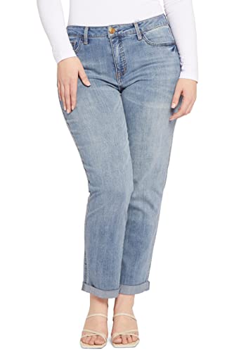 Seven7 Women's High Rise Boyfriend Jean
