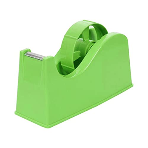 Mr.r Desktop Tape Dispenser, Sublimation Masking Tape Dispenser, Adhesvie Roll Holder With Weight Nonskid Base Green For Heat Press Transfer Printing Tape (Fits 1'' & 3'' Core) #TOP4