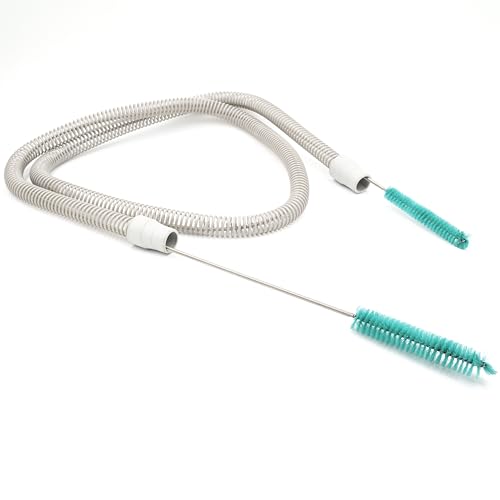 Image of CPAP Hose Cleaning Brush and Handy Brush Suitable for Cleaning 7 Feet Tubing and 22mm 19mm 15mm Diameter Tubing (Green)