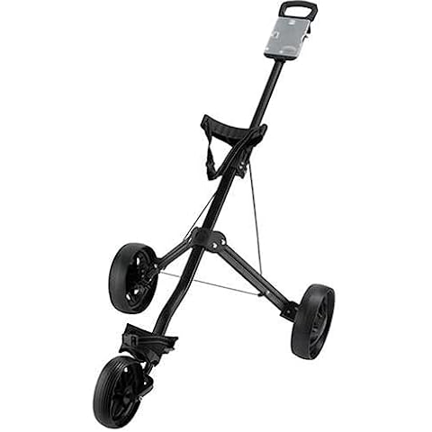 Ben Sayers Three Wheel Golf Trolley in Black Cover