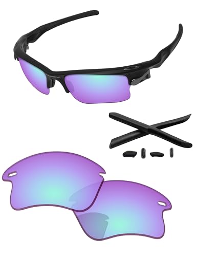 Image of Replacement Lenses & Rubber Kits for Oakley Fast Jacket XL OO9156 71mm - Precision Fit, UV Block, Impact Resistant
