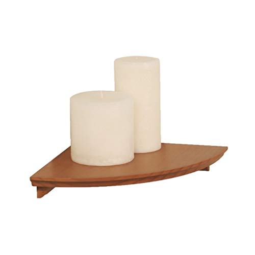 InPlace Shelving, 0199010, Corner Shelf Kit, 10 Inches Wide x 10 Inches Deep x 1.88 Inches High, Honey Oak