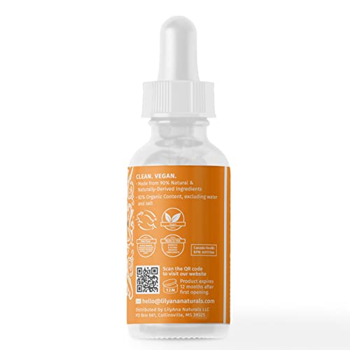 Lilyana Naturals Vitamin C Serum For Face - Face Serum With Hyaluronic Acid And Vitamin E, Anti Aging Serum, Reduces Age Spots And Sun Damage, Promotes Collagen And Elastin - 1Oz #TOP3