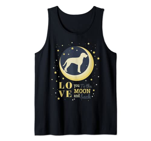 Love Wirehaired Vizsla To The Moon Camiseta sin Mangas