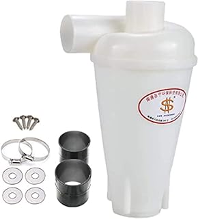 HCOMTHOL Cyclone Dust Collector High-Performance Dust Collection Separator Vacuum Accessories,White