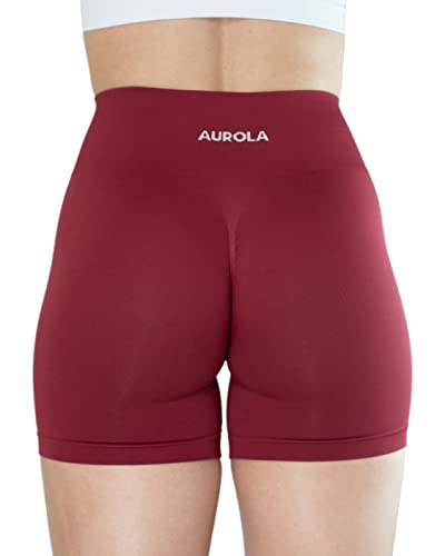 Image of AUROLA Dream Collection Women Workout Shorts High Waist Gym Shorts, Scrunch Butt Seamless Athletic Shorts