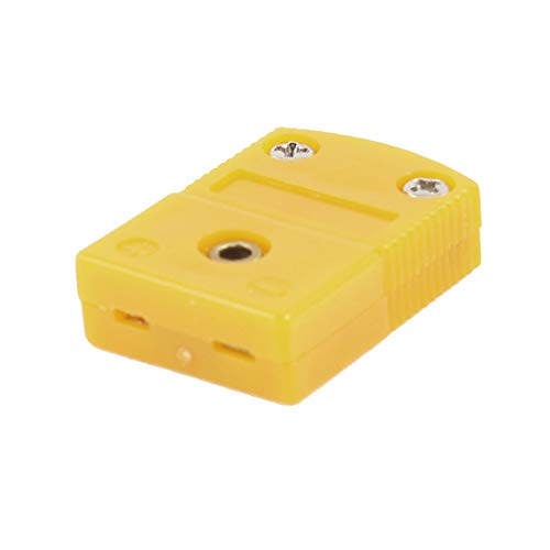 New Lon0167 K Type Orange Plastic Shell Female RTD Circuits Thermocouple Plug(K-Typ - Orange Kunststoffgehäuse mit weiblichen RTD-Schaltkreisen Thermoelementstecker