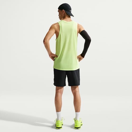 Image of Nike Mens Miler Dri Fit Brief Lined Running Shorts