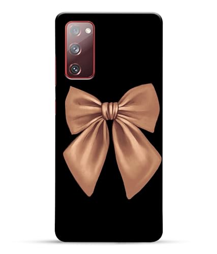 Image of Girly Pink Bow Printed Hard Back Case Cover Compatible for Samsung Galaxy S20 FE 5G / Samsung S20 FE 5G (Multicolor) - D1660