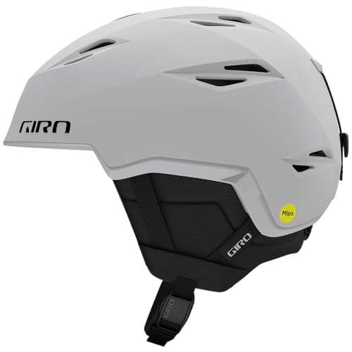 Giro Grid Spherical Ski Helmet - Snowboard Helmet for Men & Women - Matte Light Grey - M (55.5-59cm)