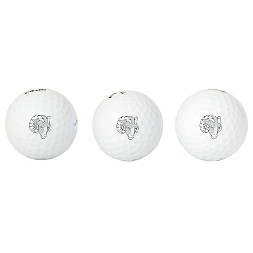 Desert Cactus Fordham University Golf Balls 3 Pack – FU Rams Full Color Three – Officially Licensed Sport Team Accessory (Design B)