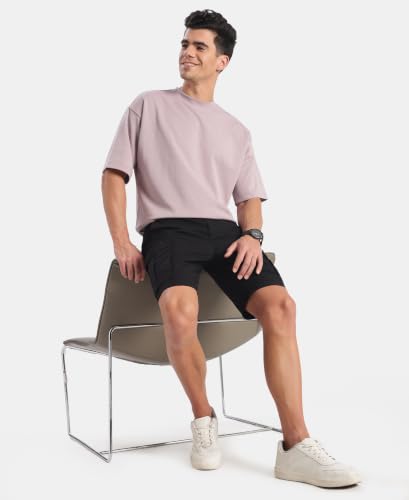 Image of Jockey UM23 Men Super Combed Cotton Blend Oversized T-Shirt with StayFresh Treatment