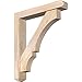 Ekena Millwork BKT0604X32X36BOA04SDF Balboa Craftsman Smooth Bracket w/Offset Brace, Douglas Fir