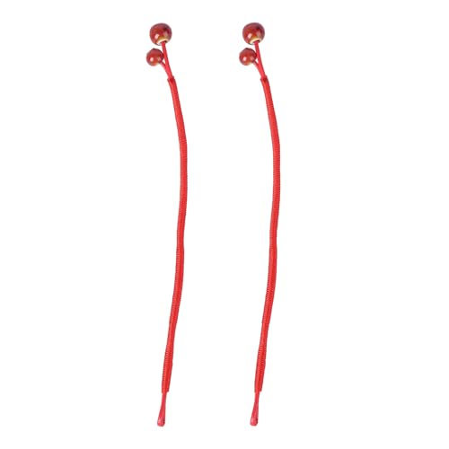 PartyKindom 2piezas Pulseras de Cuerda Roja Tejidas Mano Cerámica Pulseras Delicadas para Mujer Regalo de Cumpleaños para Amigas y Parejas