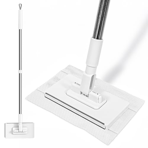 Image of Multi-Purpose Mini Dust Mop, 39 inch Lightweight Small Kitchen Cleaning Tool