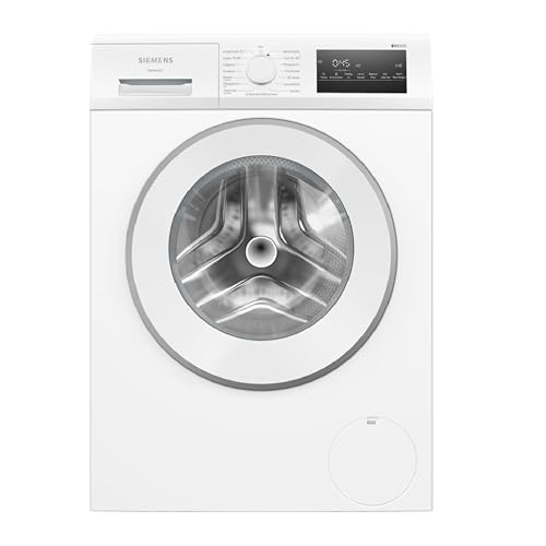 Siemens WM14N22A iQ300 Waschmaschine, Frontlader, 9 kg, max. 1400 UpM, speedPack L - saubere Wäsche in weniger Zeit, smartFinish - für weniger Falten, Outdoor-Programm, LED-Display simpleTouch, weiß