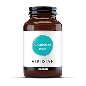Viridian – L-Carnitine 500mg – 60 Veg Capsules, Vegan | Formed from Amino Acids Lysine & Methionine | Supports Energy & Muscle Function | 100% Active Ingredients | Nutritionist Formulated
