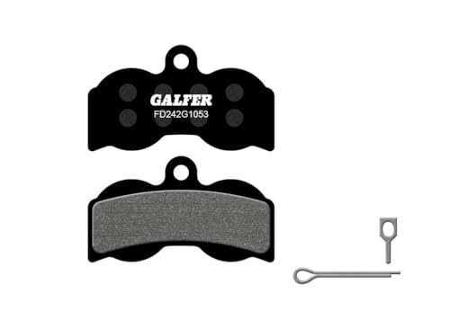 Plaquettes de frein GALFER Hope XC4 4 pistons noir garniture standard pour entretien vélo