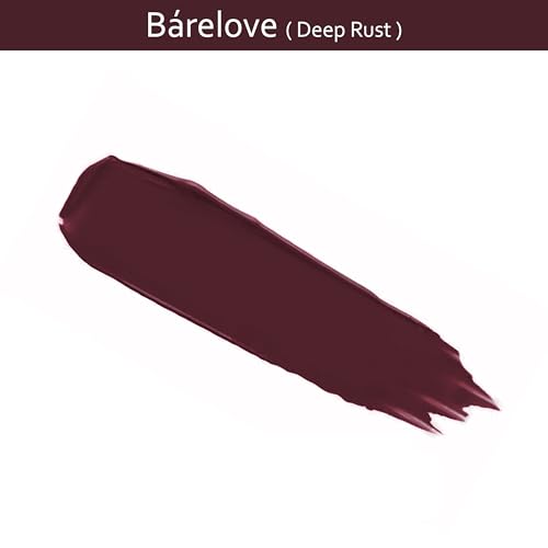 Image of BARELOVE SLAY All Day Non-Drying Liquid Lipstick for Women with Matte Finish One Swipe Application | Highly Pigmented |Smooth Glide Formula | Long Lasting | Transferproof | 12 ml | 808-Deep Rust