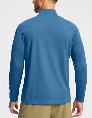 Image of G Gradual Men's Quarter Zip Pullover Running Athletic Shirts Long Sleeve