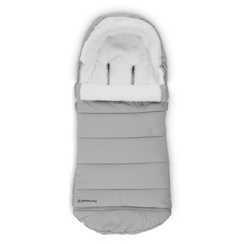 Image of UPPAbaby CozyGanoosh Footmuff / Easily Attaches to UPPAbaby Strollers + RumbleSeat / Ultra-plush, Weather-Proof / Stella (Grey)