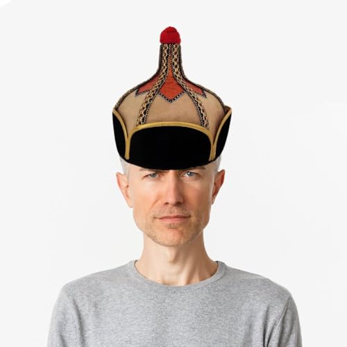Chapeau traditionnel de danse mongole pour vos spectacles - 4