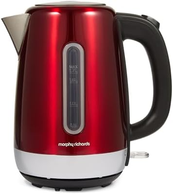 Morphy Richards Equip Jug Kettle, 1.7L, 3Kw Rapid boil, Removeabl...