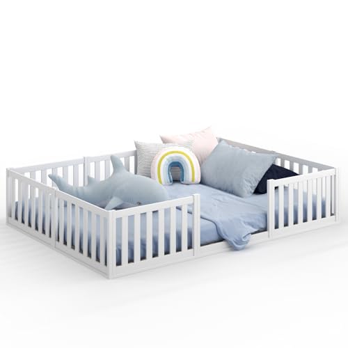 Variante de CADANI cama montessori 90×200 cm Blanco