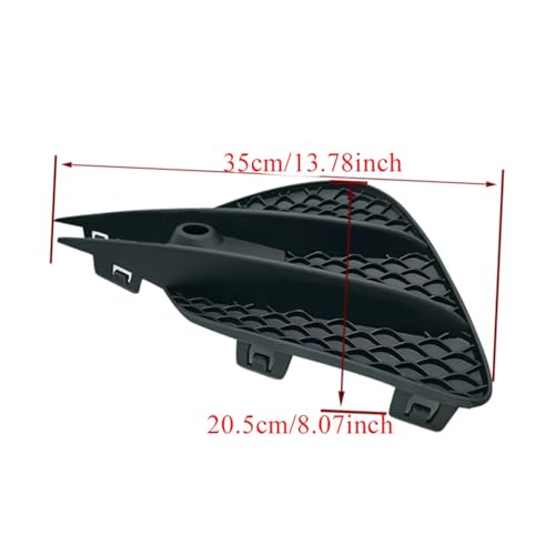 Parrilla parachoques delantero compatible con Benz GLC300 2017-2019 de repuesto original de 1 par 3