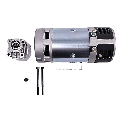 Image of HOLDWELL 24V 147664 Motor + 147662 Hydraulic Pump Assembly 147099 Compatible with Skyjack Electric Scissor Lift Models SJIII3220 SJIII3226 SJIII4620 SJIII4626 SJIII4632