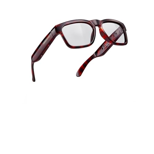 Image of OhO Smart Glasses,Polarized Sunglasses with Bluetooth Speaker,Athletic /Outdoor UV Protection and Voice Control,Unisex(Transition Lens)