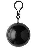 GIDUTEX Notfall Regenponcho 7 Farben zur Auswahl inkl. praktischer Verpackung und Karabinerhaken (DE/NL/SE/PL, Alphanumerisch, Einheitsgröße, Regular, Regular, Black)