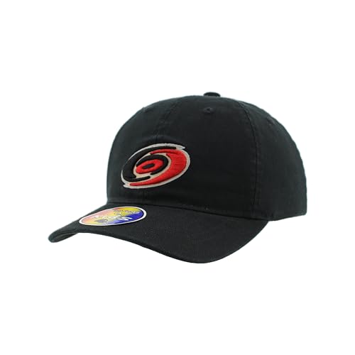 Carolina Hurricanes NHL Officially Licensed Youth Adjustable Hat Scholarship Icon Black