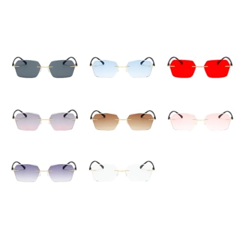 Lunettes de soleil sans monture légères anti-éblouissement UV400