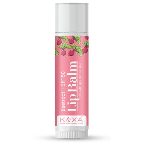 Image of Beetroot Lip Balm | Tinted Lip Care | For Dry & Chapped Lips | For Pigmented Lips | For Women & Men (Pack of 1, Stick Lip Balm), Red
