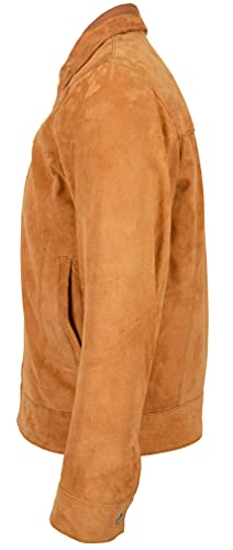 Divergent Retail DR133 Suède leren herenjas, bikerstijl, bruin - Image 7