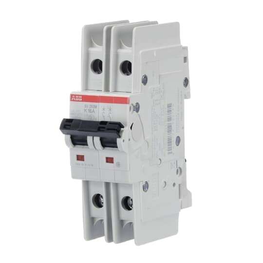 SU202M-K16, Miniature Circuit Breaker, 2P, K-Char, 16 A, 10kA, UL489