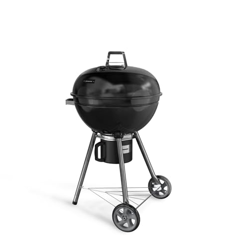 CREATE/BBQ SMOKEY KETTLE/Barbacoa ahumadora de carbón/Con recolector de brasas, cocinado uniforme, fácil de limpiar, fácil de transportar