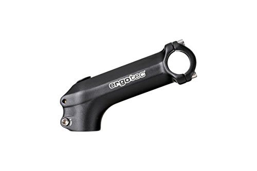 ergotec Unisex – Erwachsene Ahead-stængler -stilk karisma 25,4 / aluminium Al6061-t6, 20° Vorbau, Schwarz, 90 mm EU