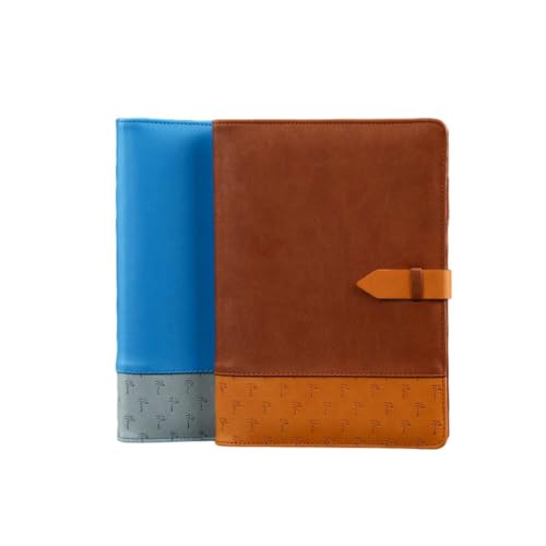 Carnet A5 en cuir café à feuilles mobiles le raffinement de l'écriture
