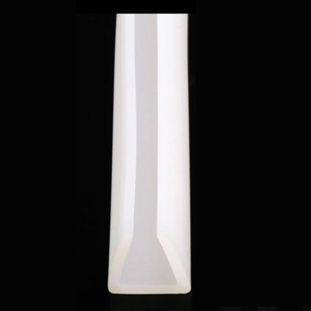 1 Stück 1/3 m Silikon-U-Profil-Kantenschutzleiste – Vielseitiger Metallkantenschutz for scharfe Kanten, Weiß, 1–15 mm Schlitzbreite(3metersx10x14x16mm)