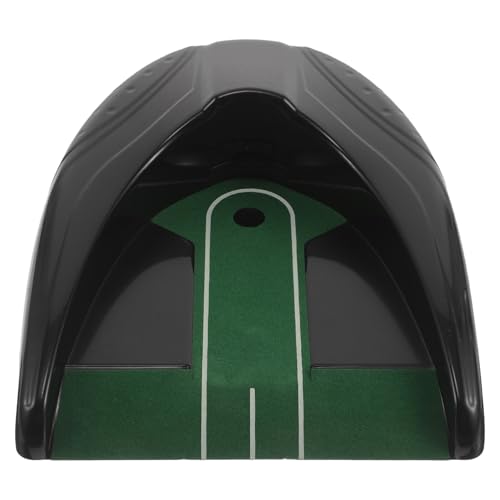 Simulateur de putting compact pour bureau et appartement avec retourneur de golf automatique