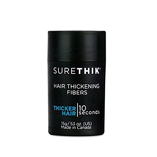 SureThik Hair Thickening Fibers for Thicker Looking Hair, Dark Brown, 15g