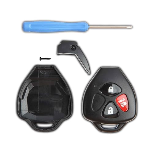 Coque de clé télécommande 3BTN Toyota Scion Pontiac boîtier de remplacement HYQ12BBY