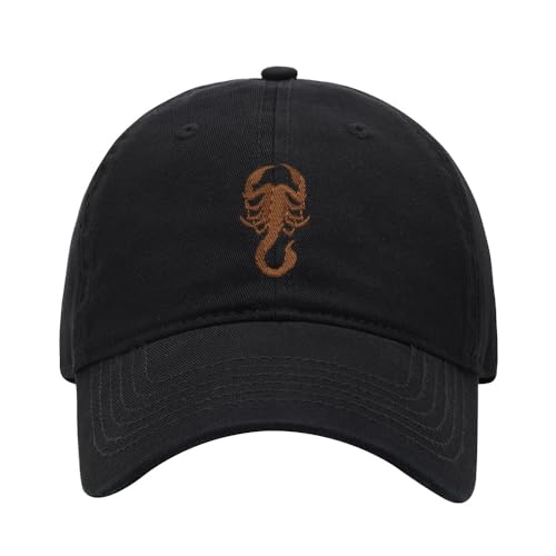 Gorra de béisbol para hombre y mujer con bordado escorpión miniatura 1