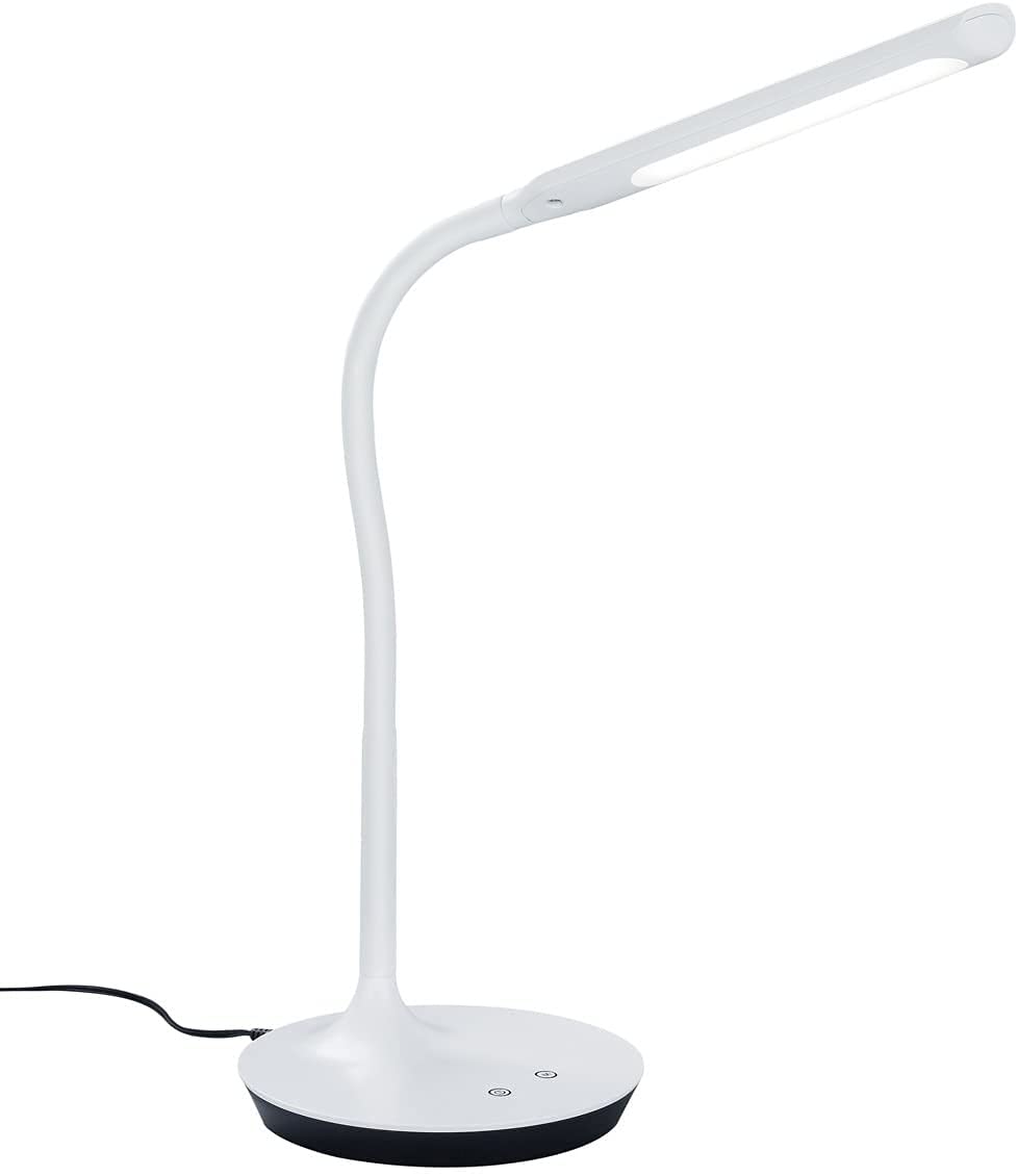 Trio Leuchten 527090131 Polo Lampe de Table, Plastique, Integriert, 5 W, Blanc, 40 x 16.399999999999999 x 41 cm