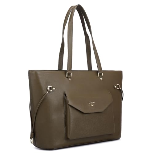 Image of Da Milano Leather Tote Bag for Women (00435B)
