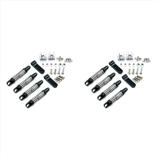 Amortisseur WPL D12 en métal durable avec support fixe de montage robuste pour voiture RC 1/10